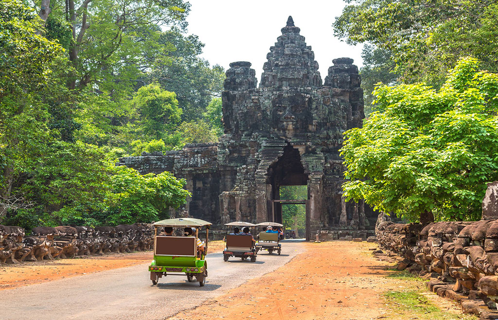 Transportation to Siem Reap Temple, Cambodia
