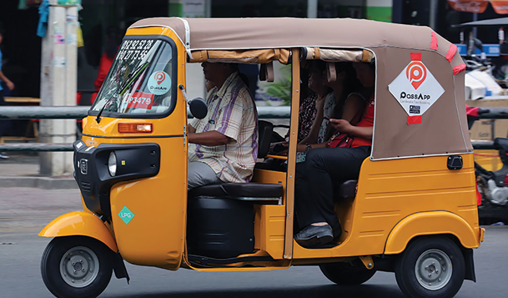 Tuk Tuk Drivers Rickshaws in Siem Reap