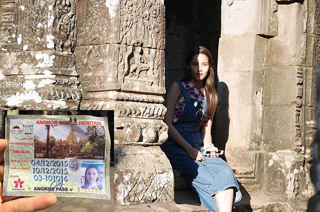 Urassaya Sperbund, a renowned Thai actress and model, embarks on a voyage to the ancient temples of Siem Reap, Thailand.