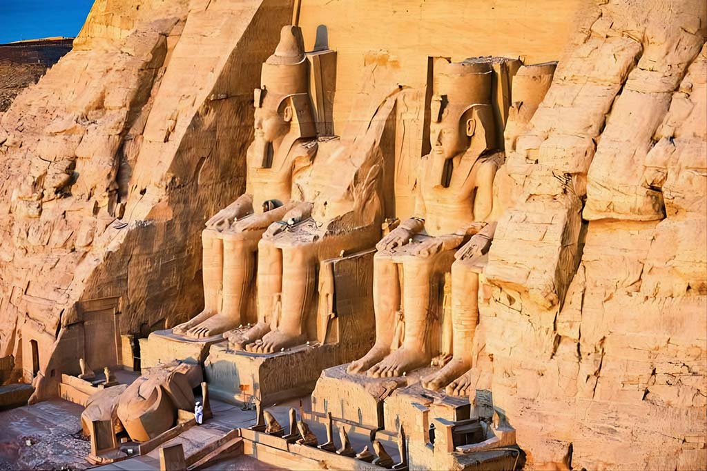 Discovering the awe-inspiring architectural wonders of Abu Simbel in Egypt.