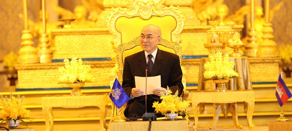 His Majesty Norodom Sihamoni, the King of Cambodia.