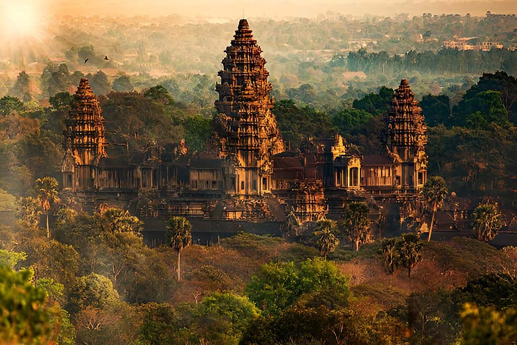 Angkor Wat is a globally renowned religious structure that spans about 500 acres and is recognized as a UNESCO World Heritage Site, replacing Pompeii as the eighth Wonder of the World – Photo Credit: istockphoto.com