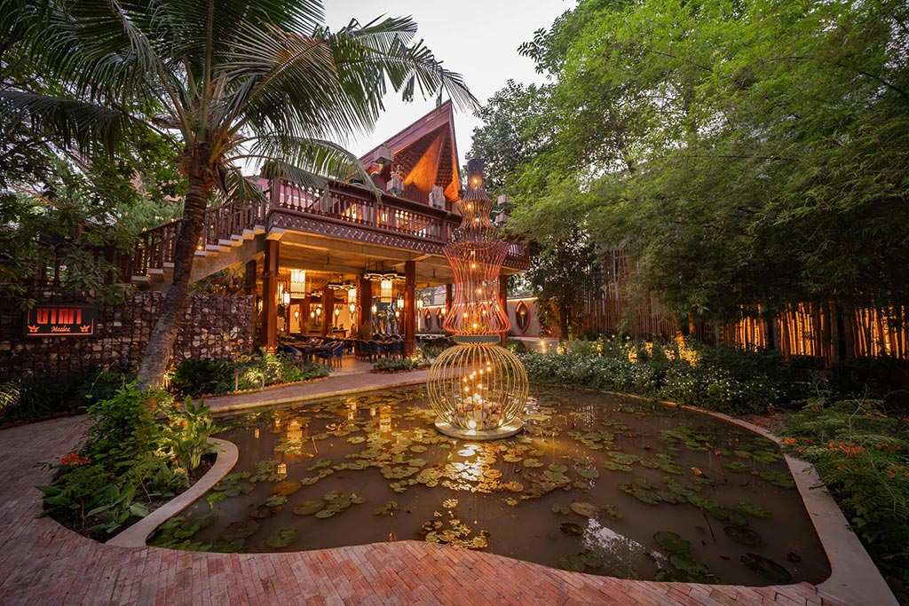 Front view of Mealea Watbo Siem Reap Authentic Khmer Dining