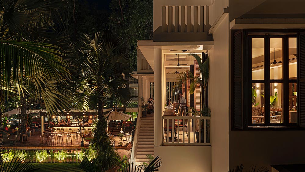 The Mansion at FCC Angkor by Avani - The best restaurant in Siem Reap town.